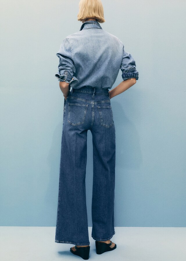 Mango Jeans Wideleg Vita Alta
