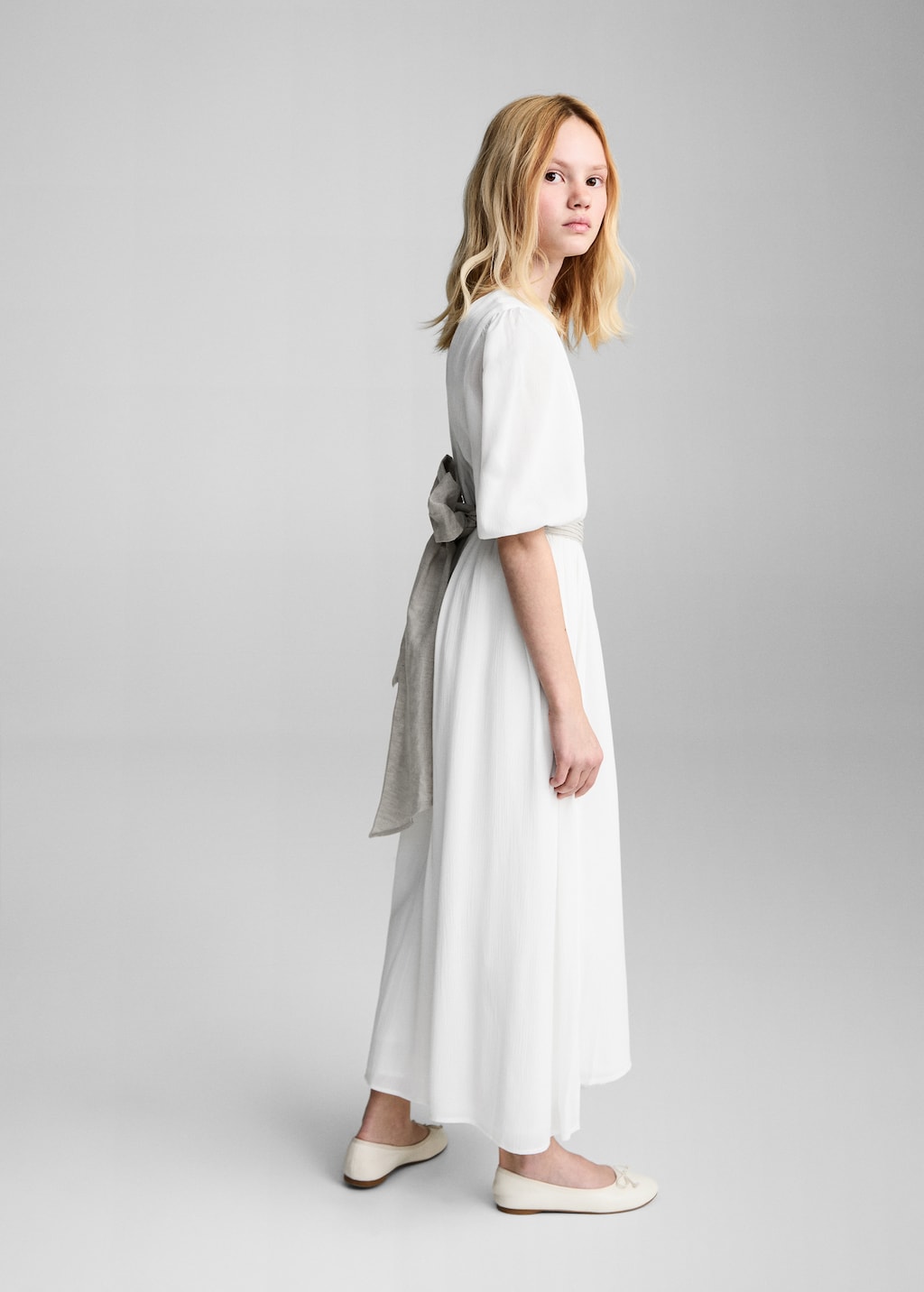 Mango Jumpsuit lunga laccio