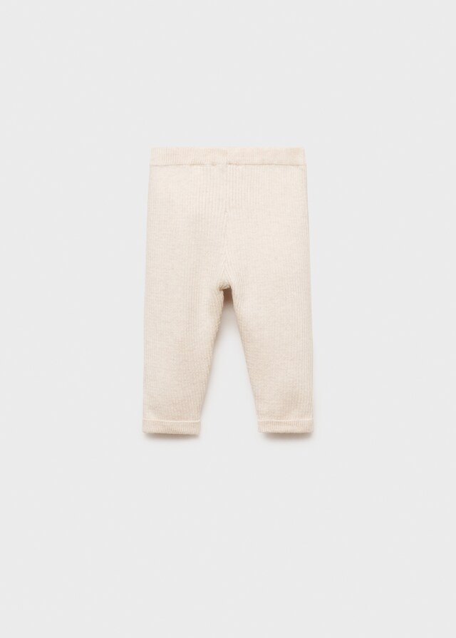 Mango Leggings A Coste Cotone