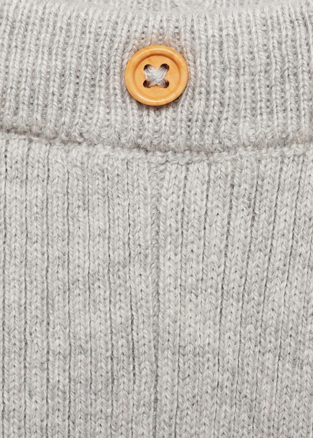 Mango Leggings A Coste Cotone