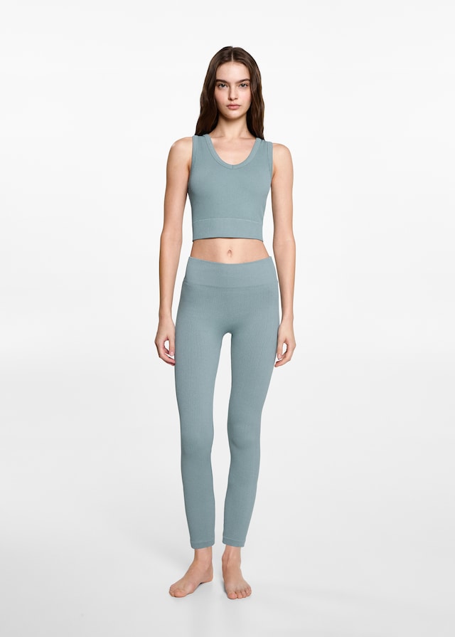Mango Leggings Sportivi Coste