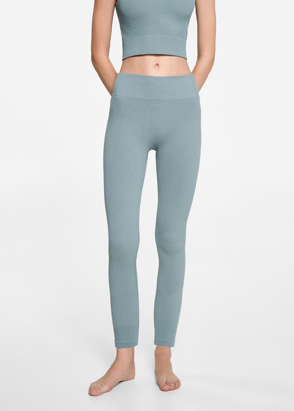 Mango Leggings sportivi coste