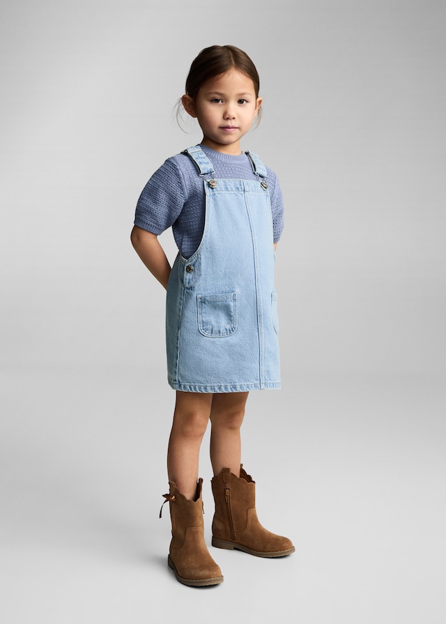 Mango Maglia Cotone A Maglia Manica Corta