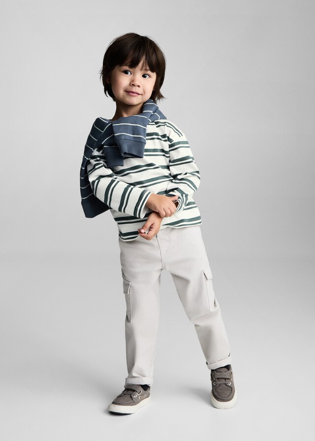 Mango Maglietta 100% Cotone Righe