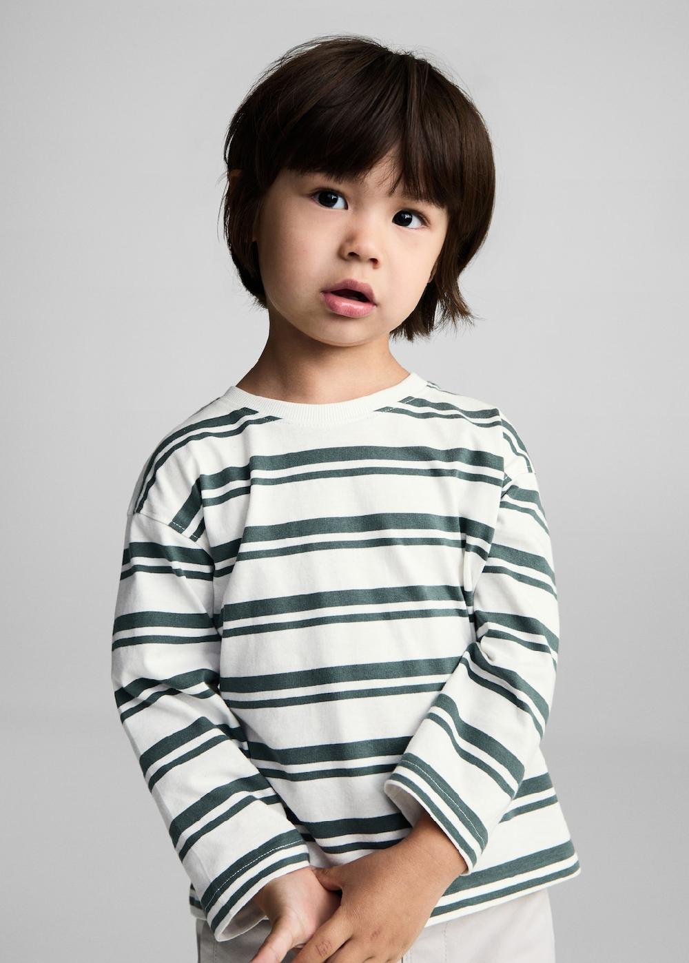 Mango Maglietta 100% cotone righe