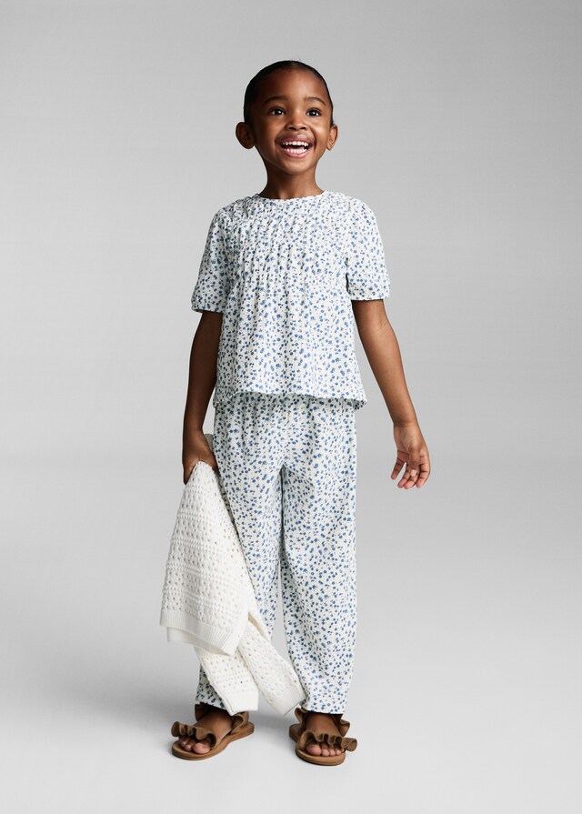 Mango Maglietta A Stampa Floreale