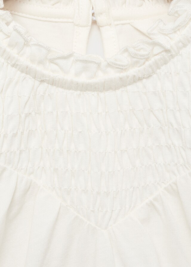 Mango Maglietta Collo Increspato