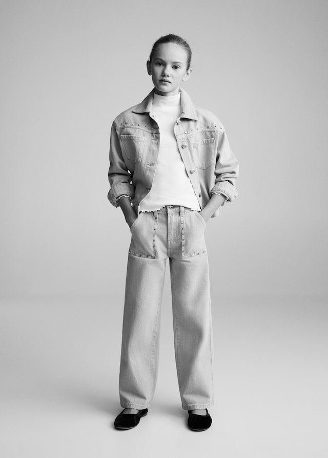 Mango Maglietta Coste Collo Alto