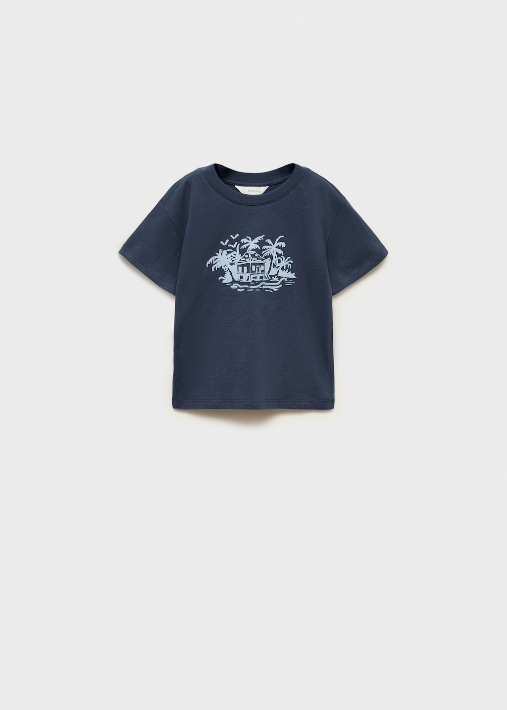 Mango Maglietta cotone con disegno in rilievo