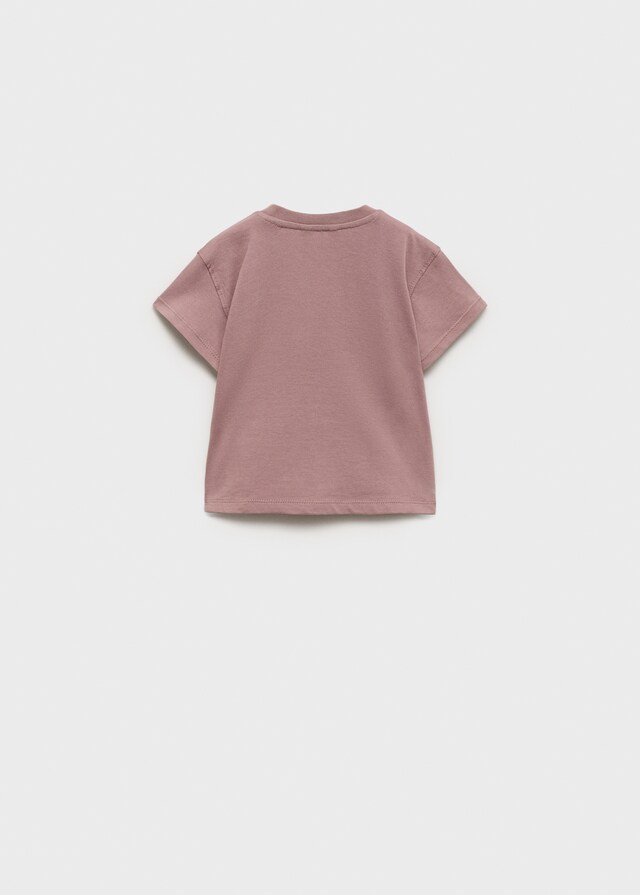 Mango Maglietta Cotone Disegno