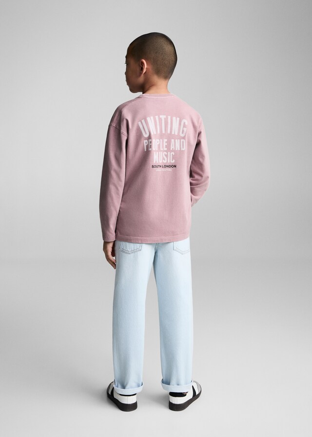 Mango Maglietta Cotone Effetto Lavato