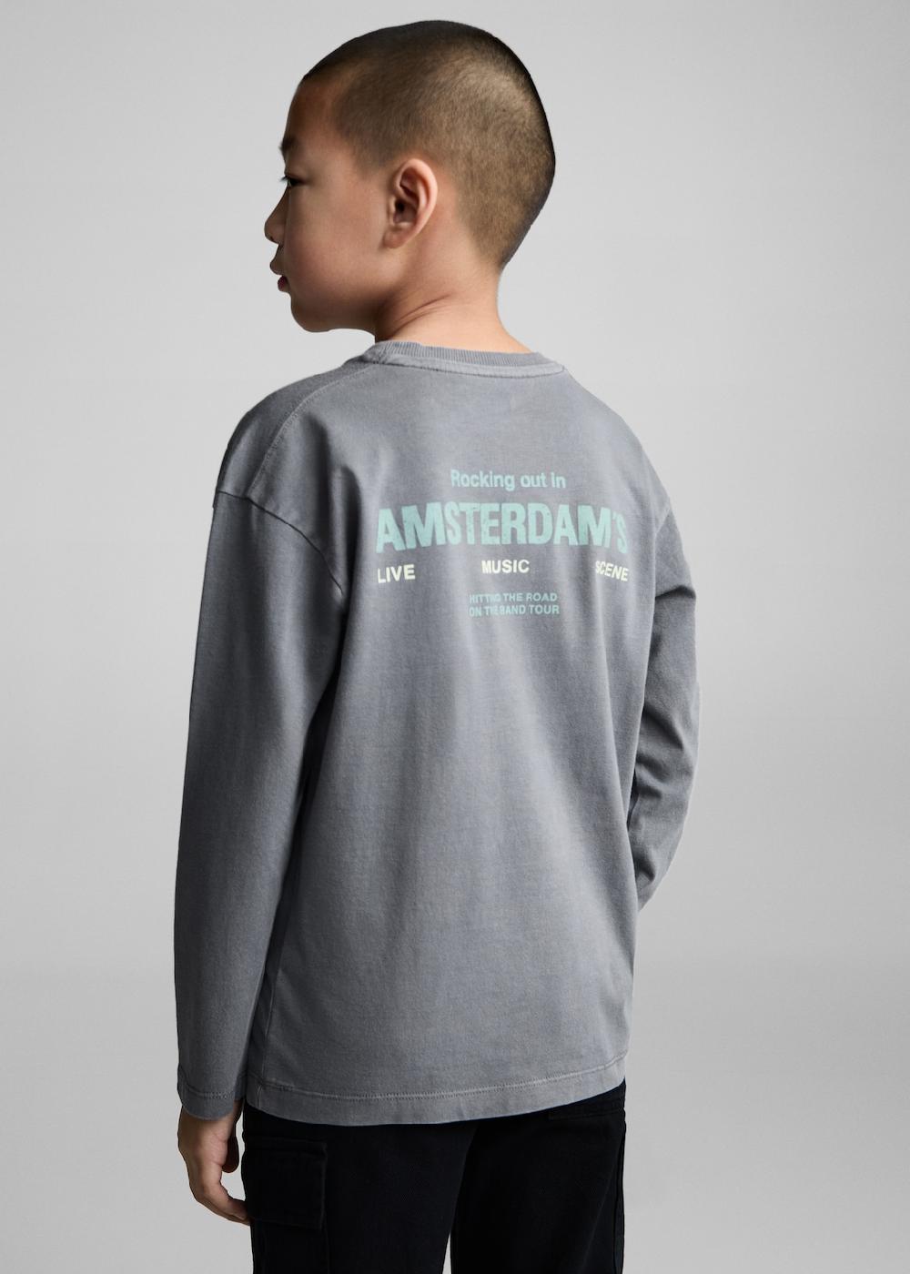 Mango Maglietta cotone effetto lavato