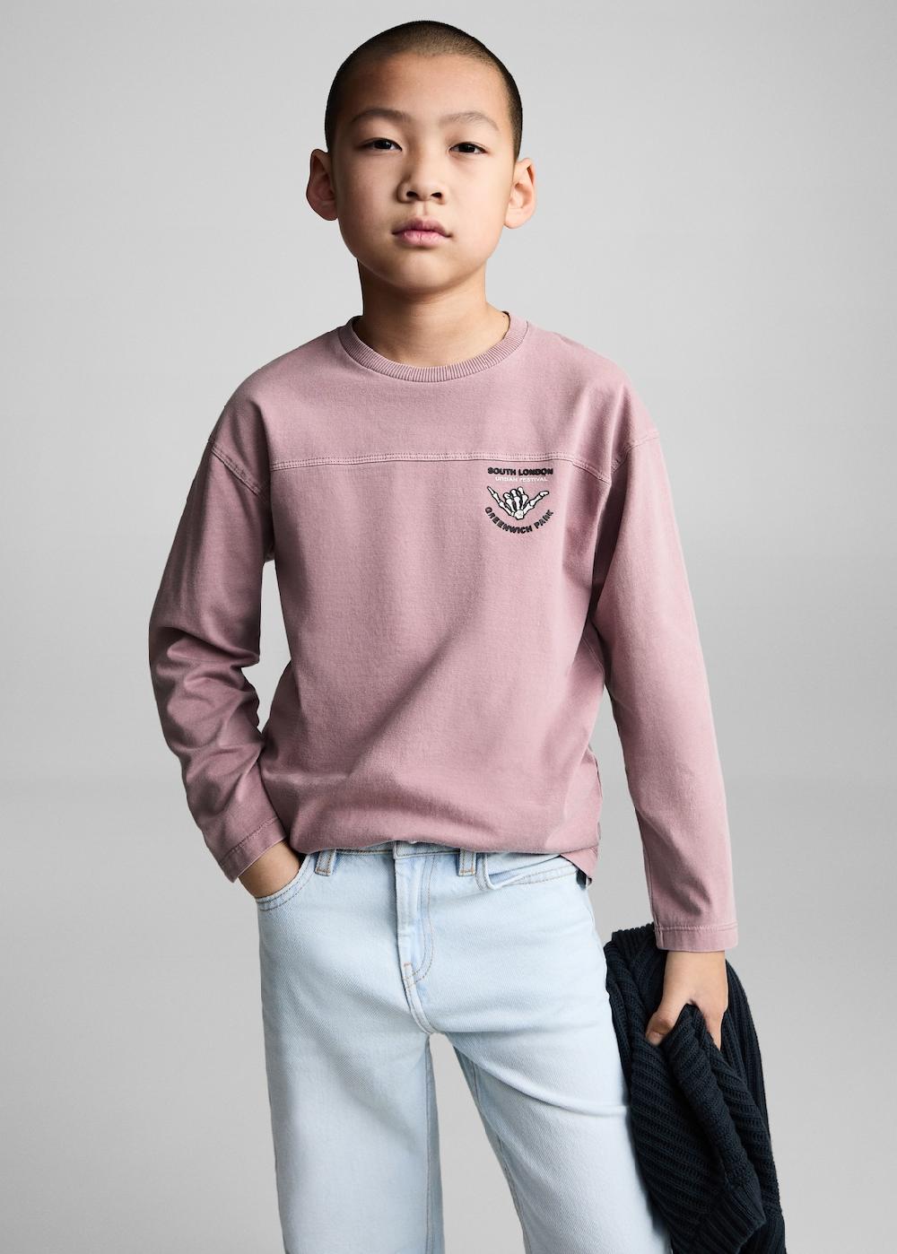 Mango Maglietta cotone effetto lavato