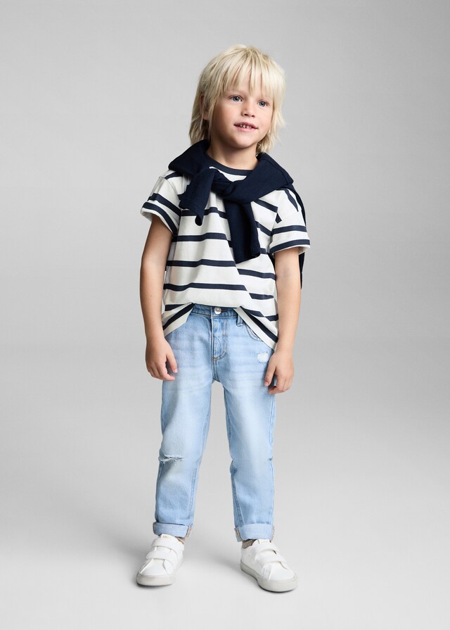 Mango Maglietta Cotone Righe