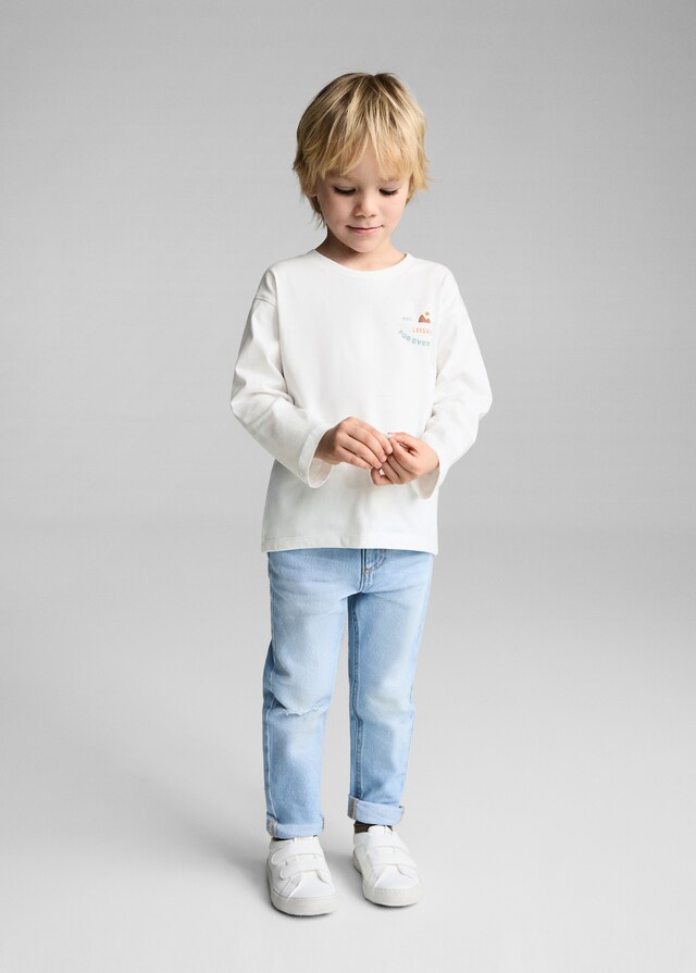 Mango Maglietta Cotone Stampa