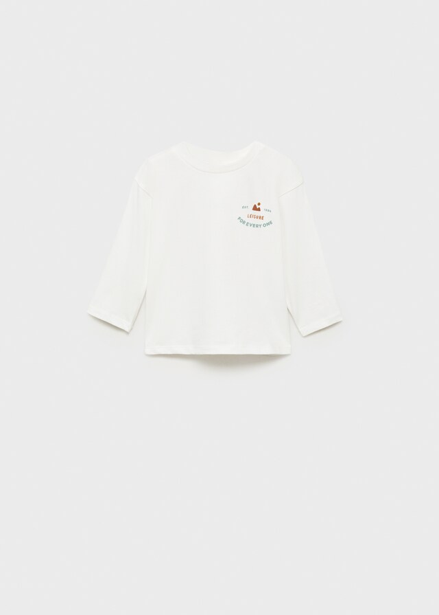 Mango Maglietta Cotone Stampa