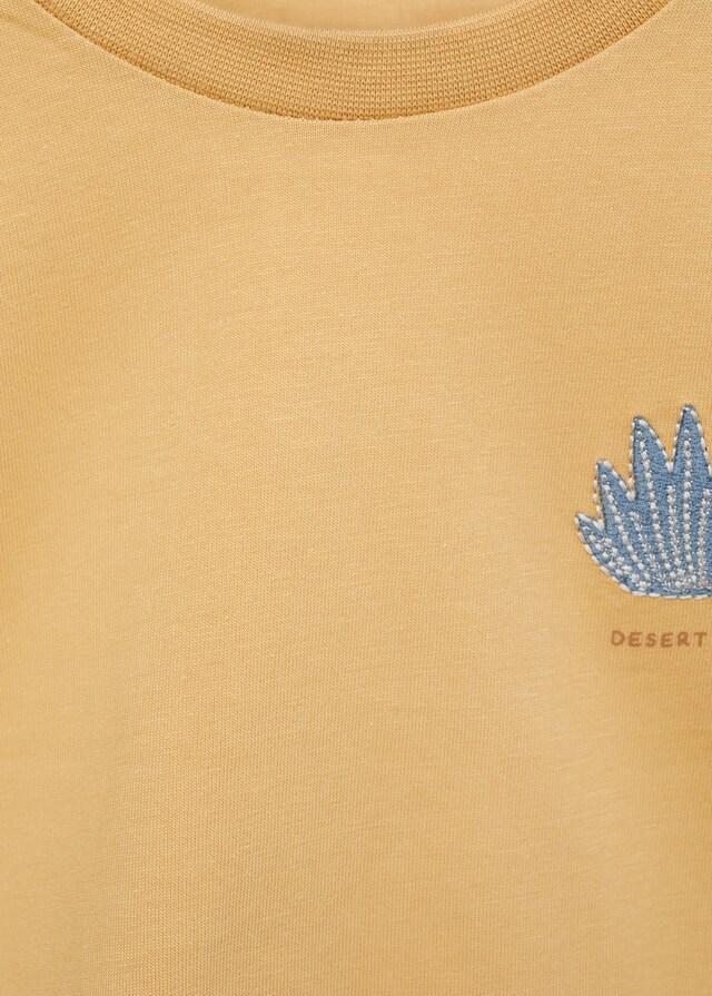 Mango Maglietta Cotone Stampata