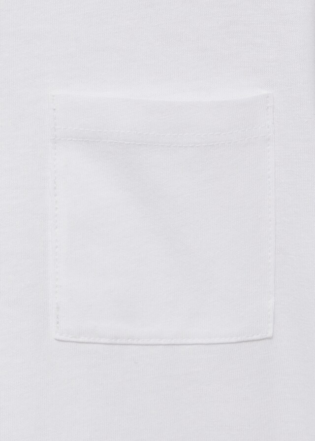 Mango Maglietta Cotone Tasca