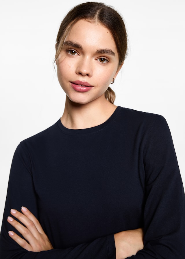 Mango Maglietta Increspature Decorative