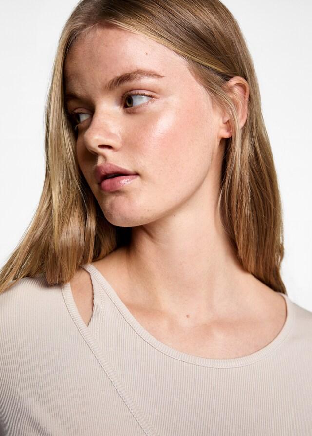 Mango Maglietta Incrociata Fiocco