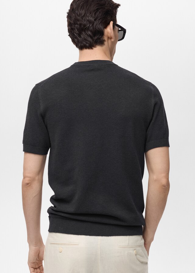 Mango Maglietta Maglia Sottile Cotone