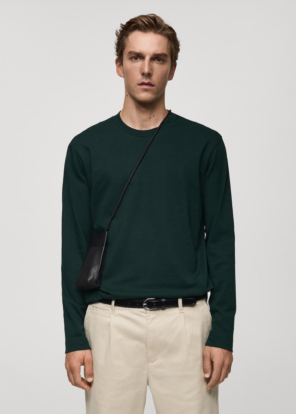 Mango Maglietta manica lunga regular fit