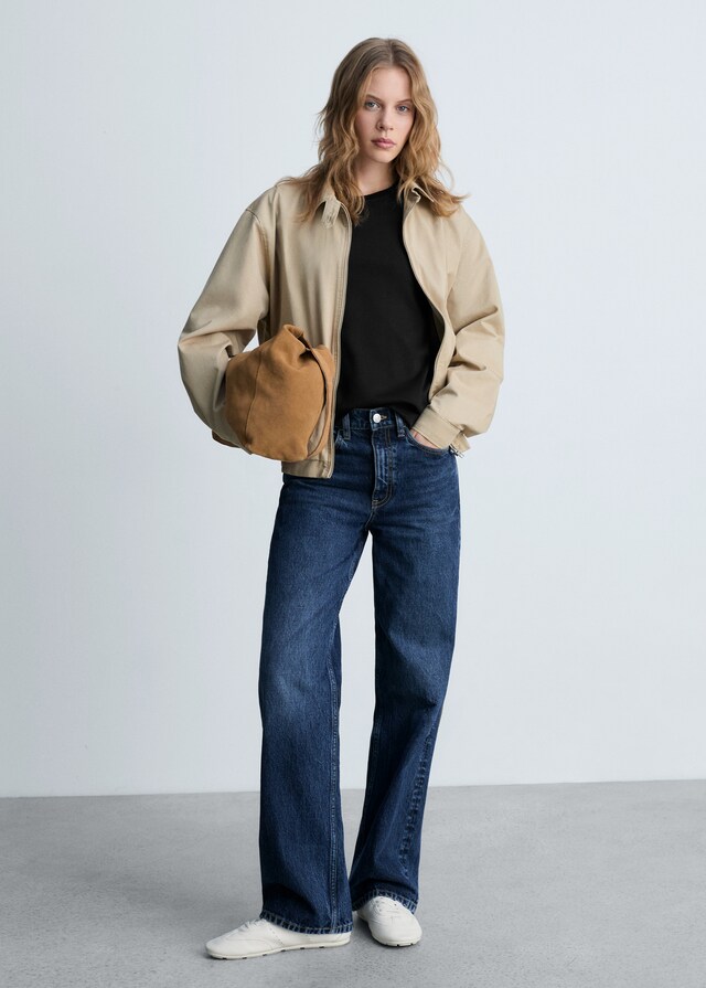 Mango Maglietta Maniche Lunghe Cotone