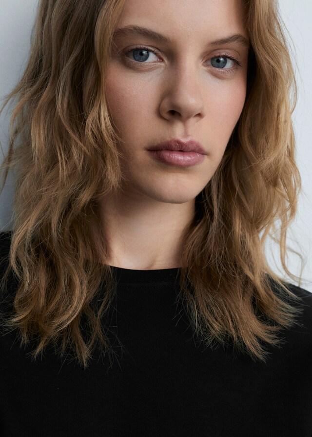 Mango Maglietta Maniche Lunghe Cotone