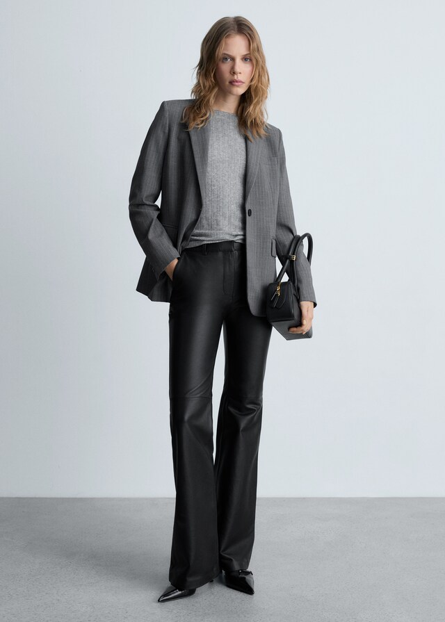 Mango Maglietta Maniche Lunghe Pointelle