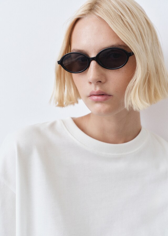 Mango Maglietta Oversize In Cotone