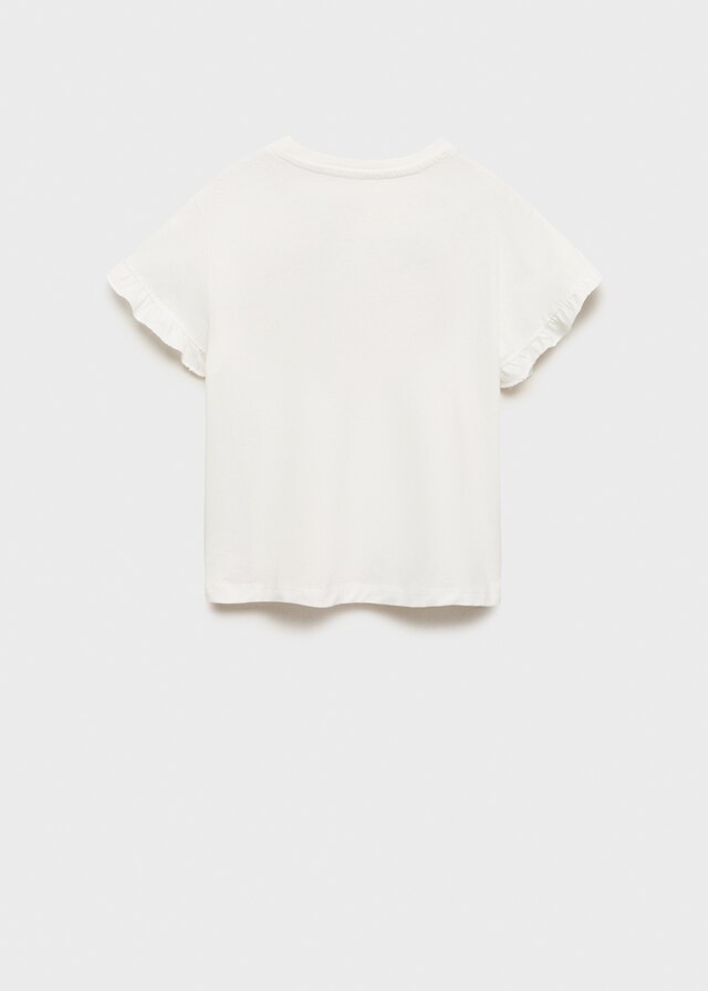 Mango Maglietta Ricamata Volant