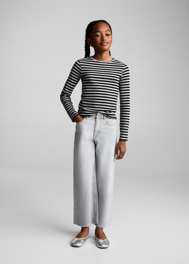 Mango Maglietta Righe Coste