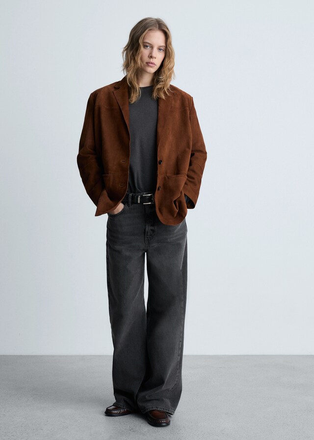 Mango Maglietta Sottile Collo Stondato