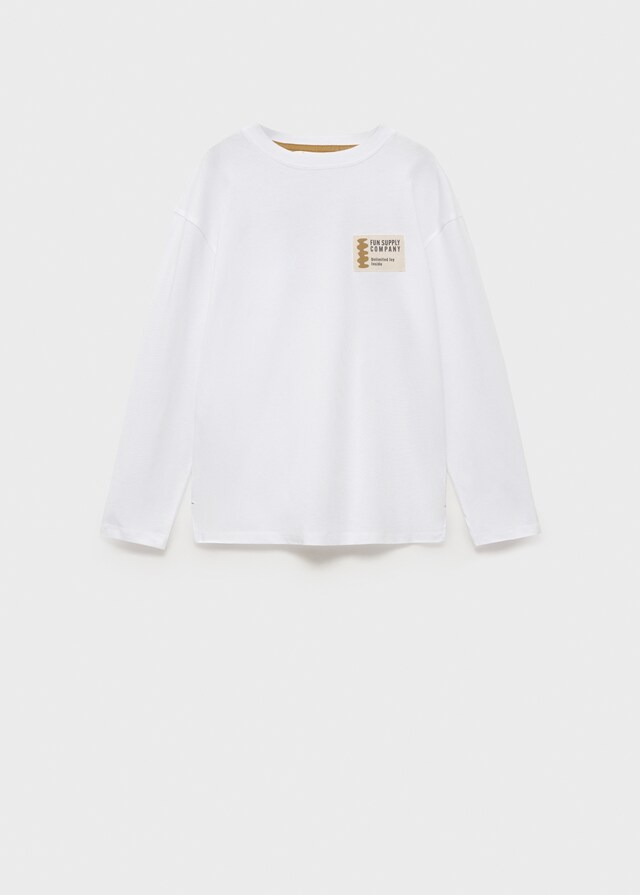 Mango Maglietta Stampata Cotone