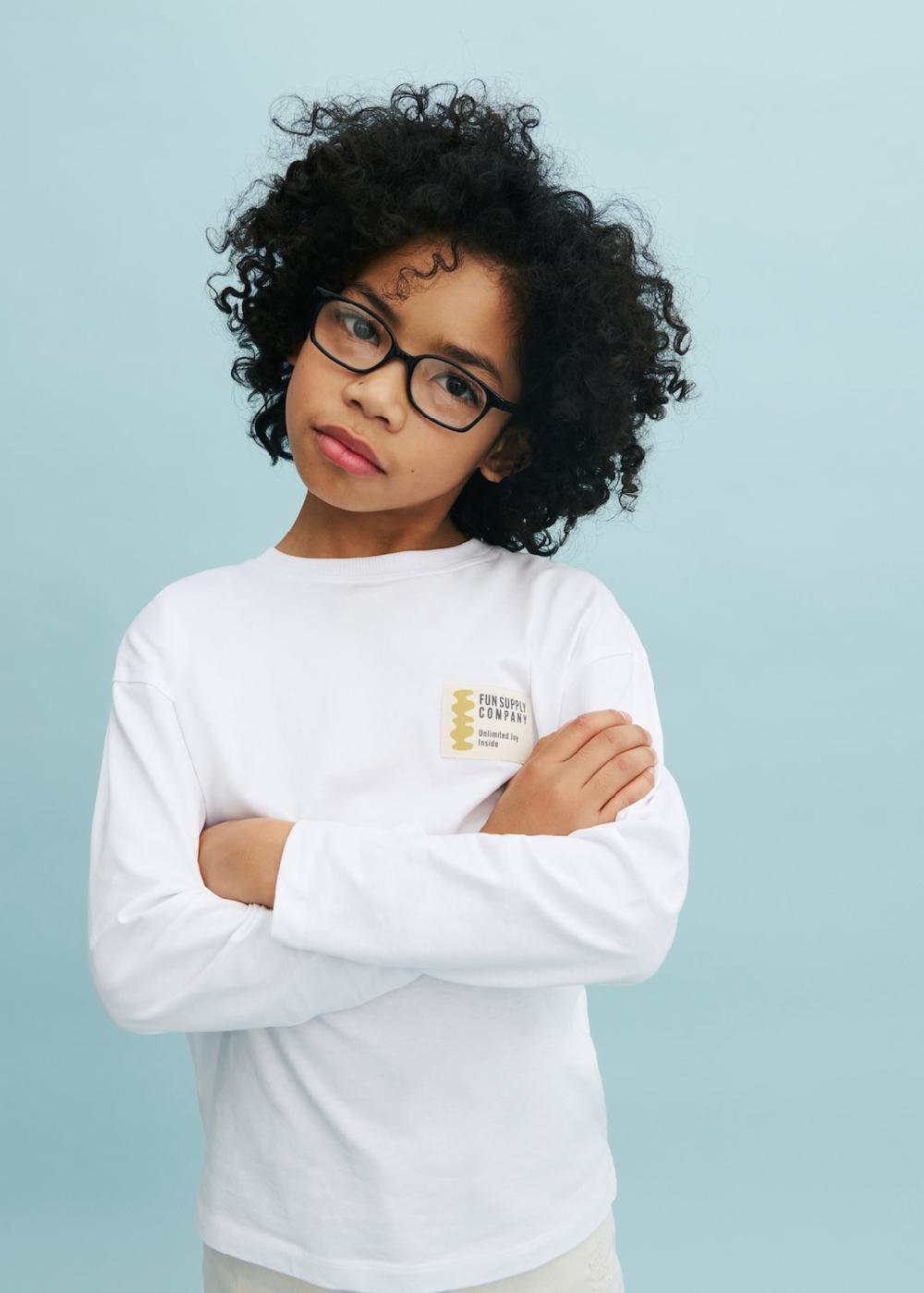 Mango Maglietta stampata cotone