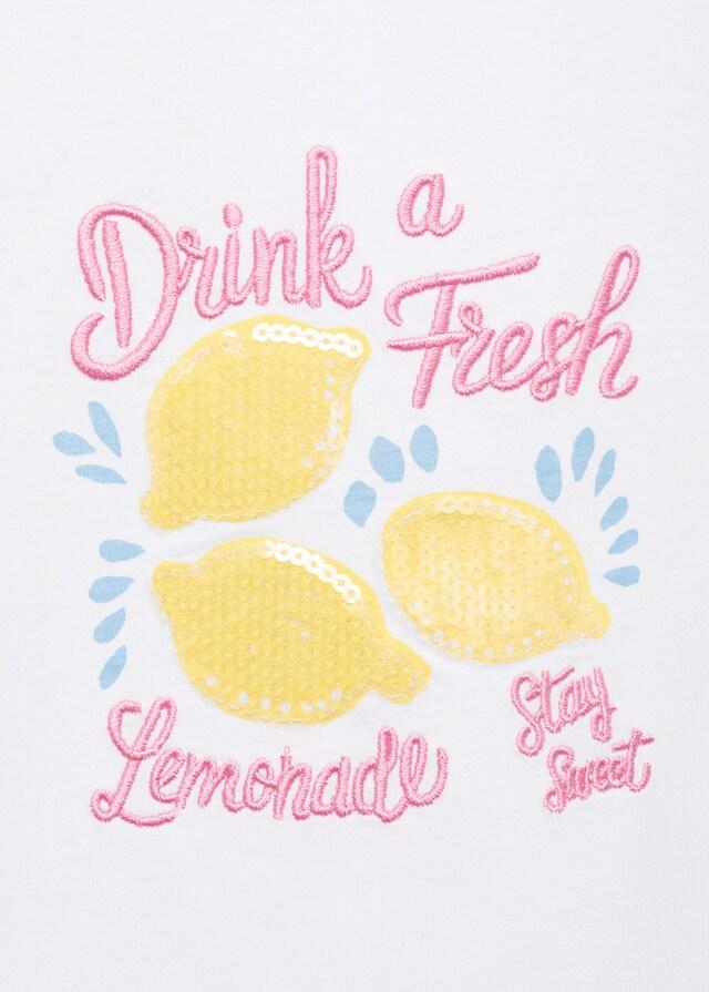 Mango Maglietta Stampata Volant