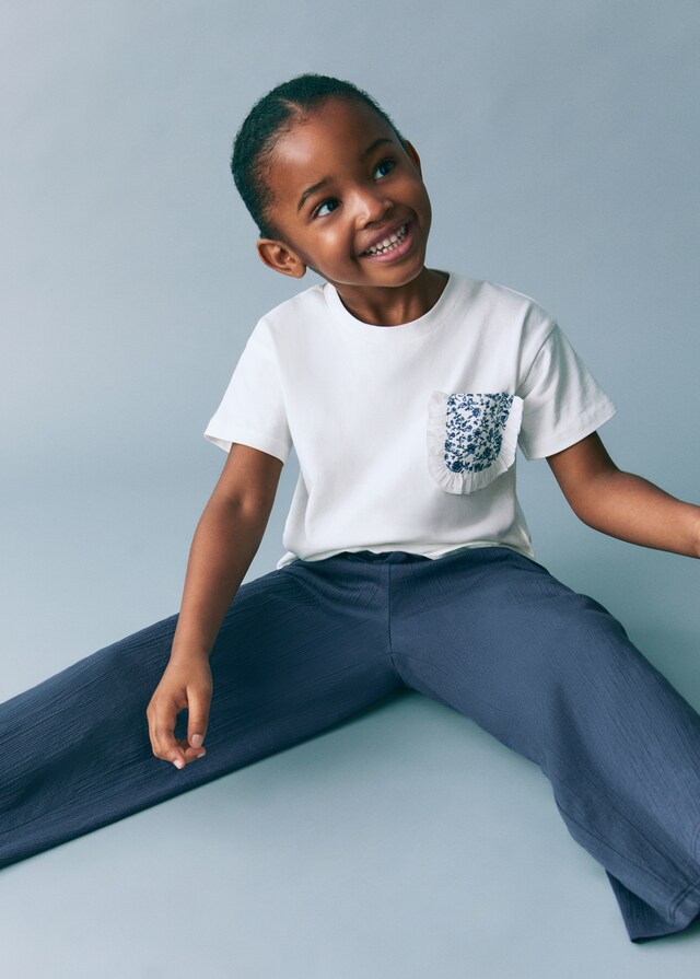 Mango Maglietta Tasca A Toppa