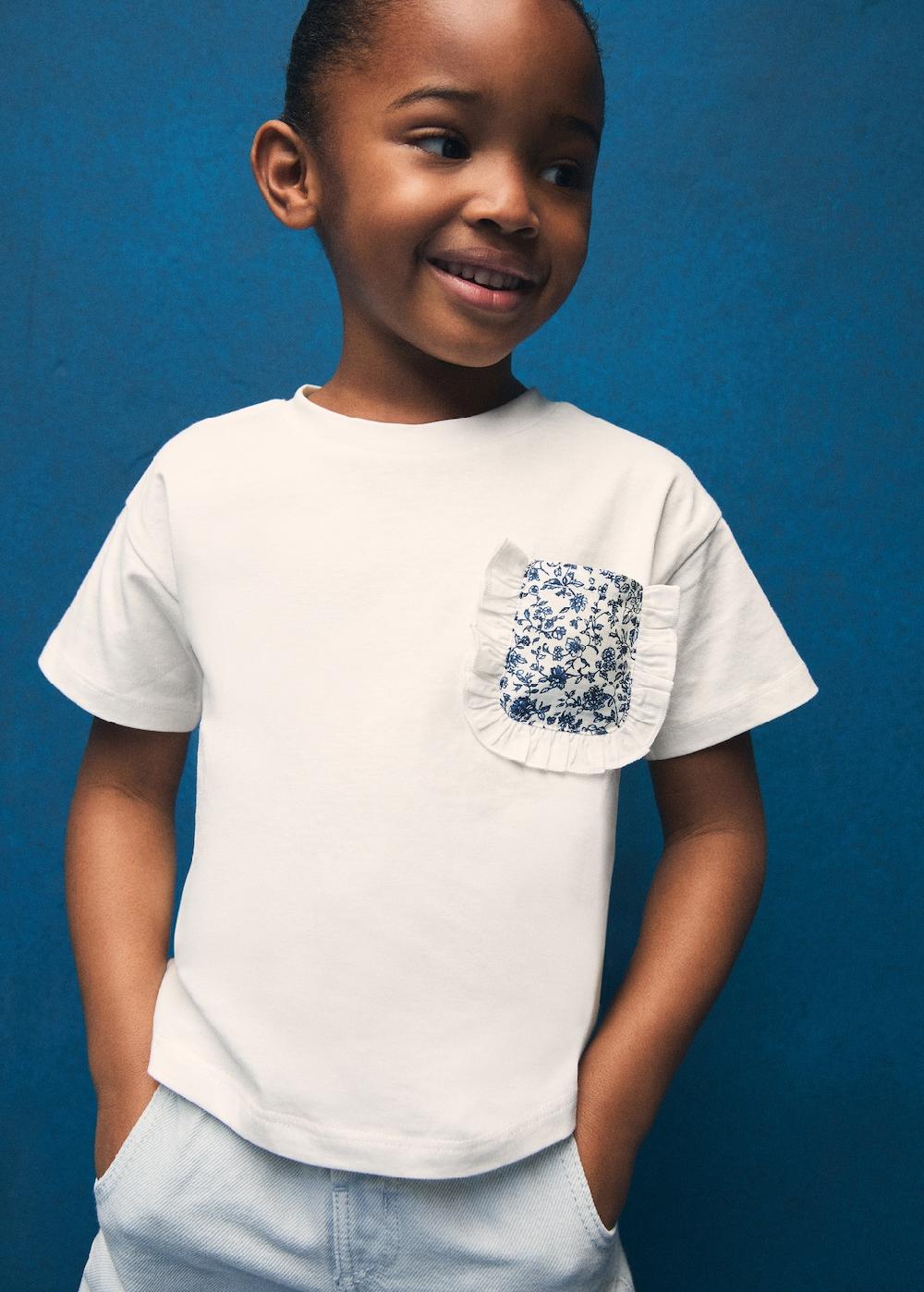 Mango Maglietta tasca a toppa