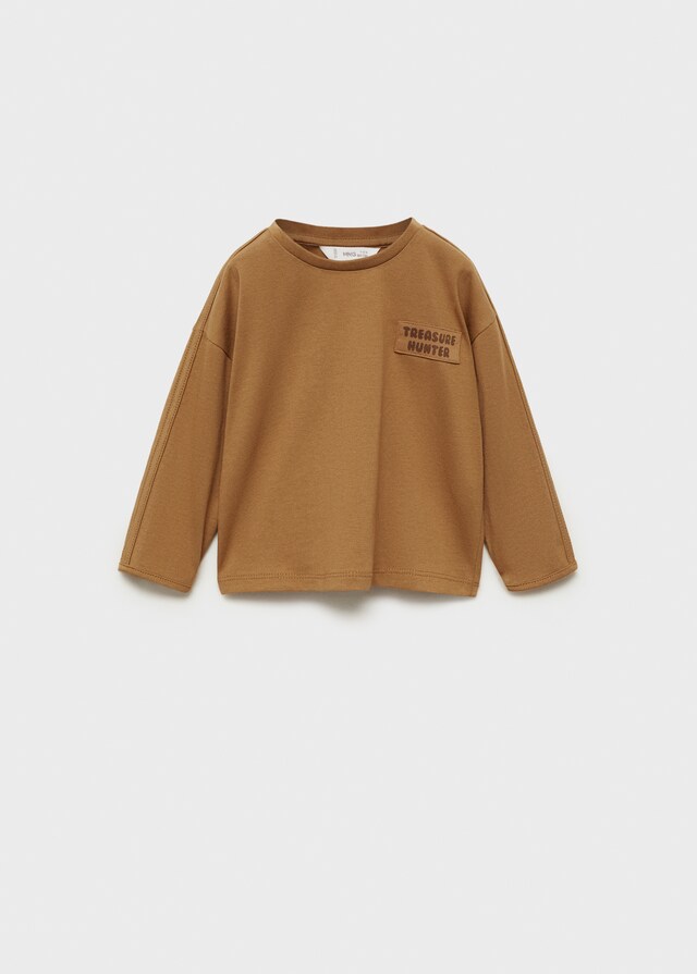 Mango Maglietta Toppa Bandiera