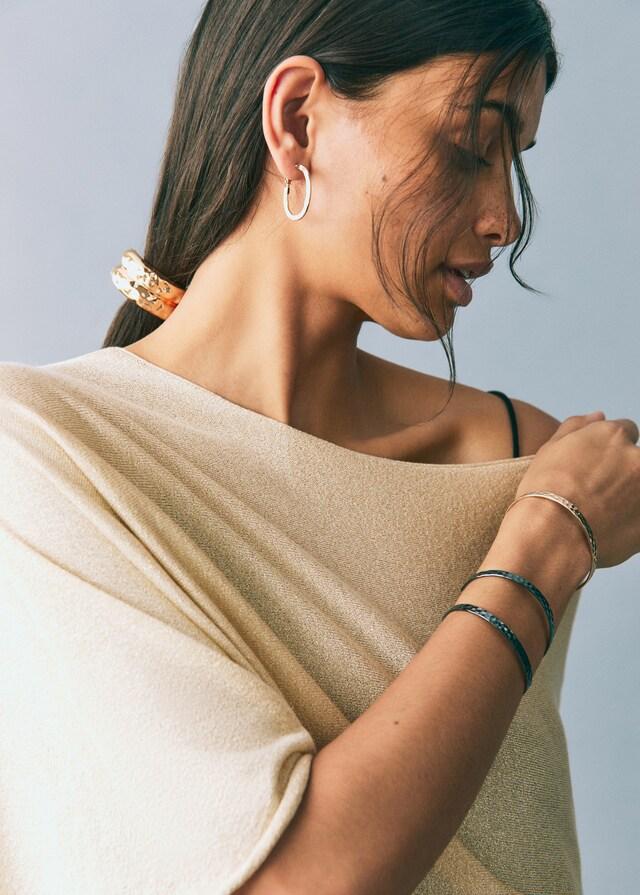 Mango Mantella Maglia Lurex