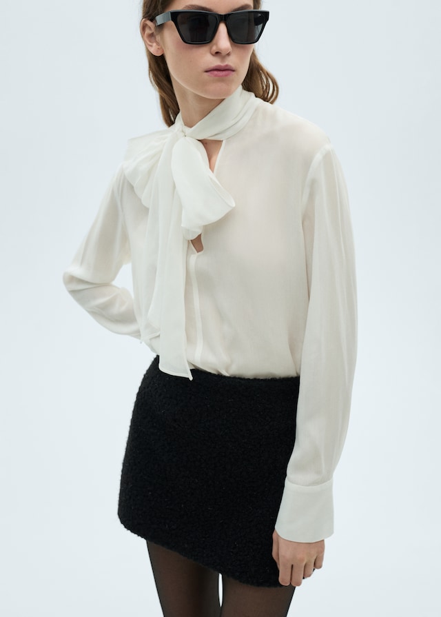 Mango Minigonna Bouclé