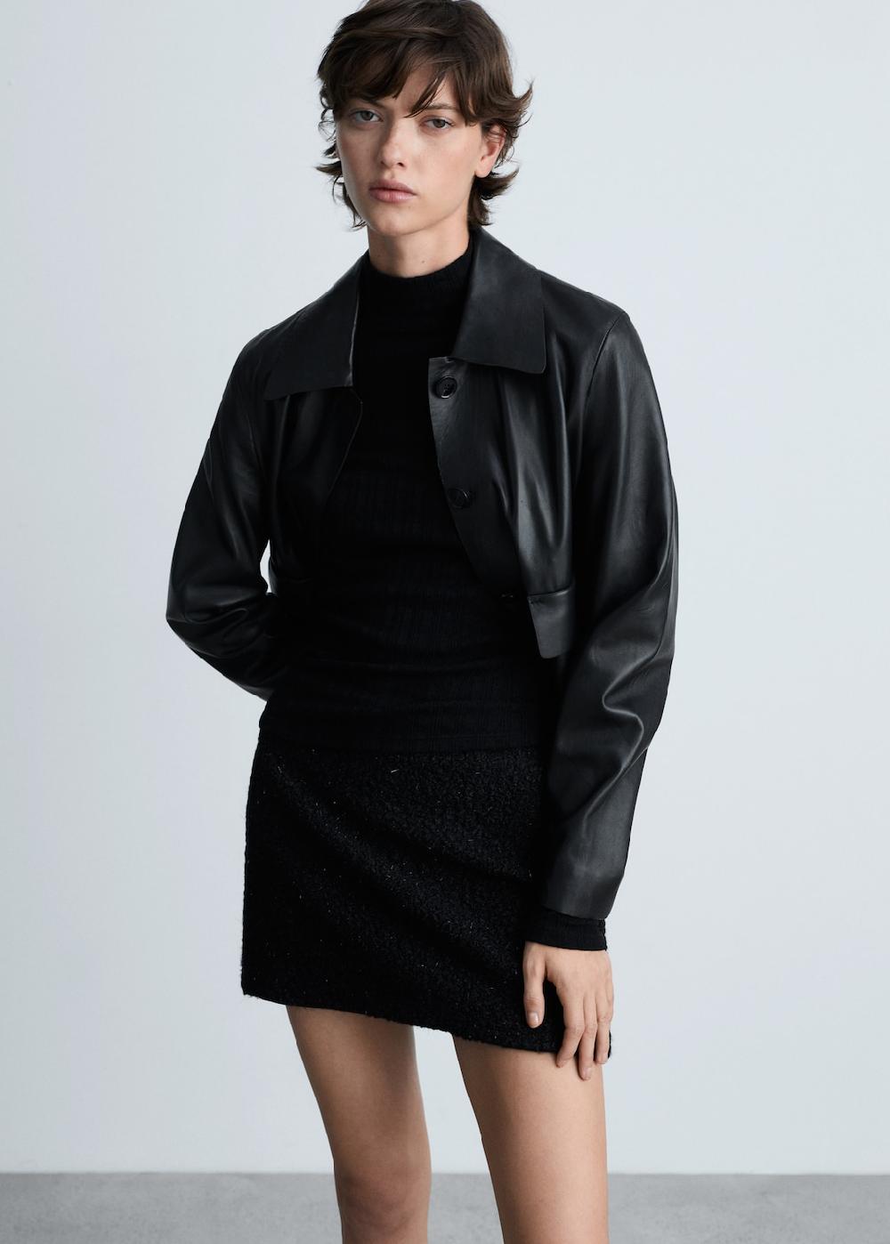 Mango Minigonna bouclé