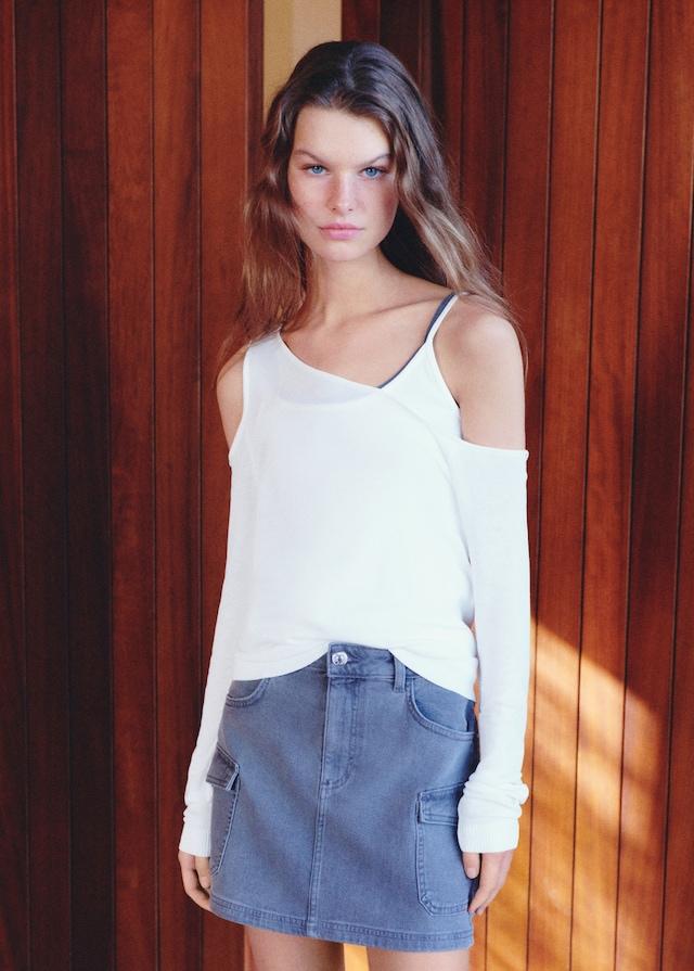 Mango Minigonna Cargo