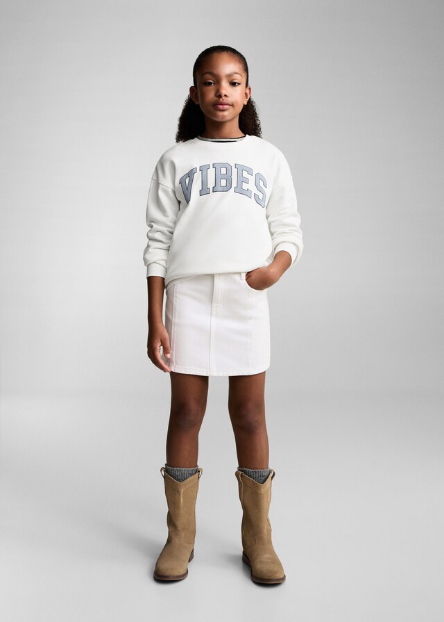 Mango Minigonna In Denim