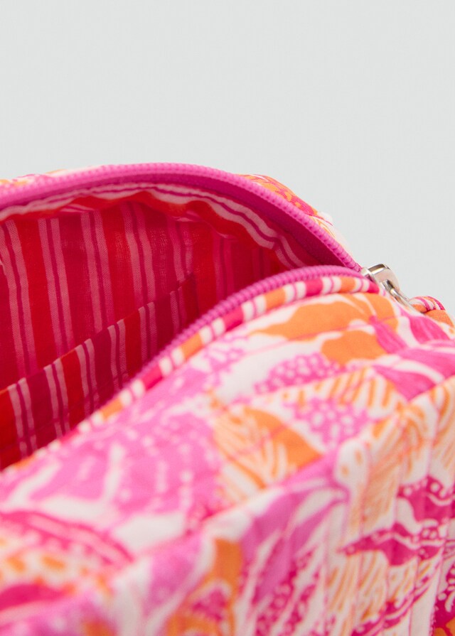 Mango Necessaire Trapuntato Stampa