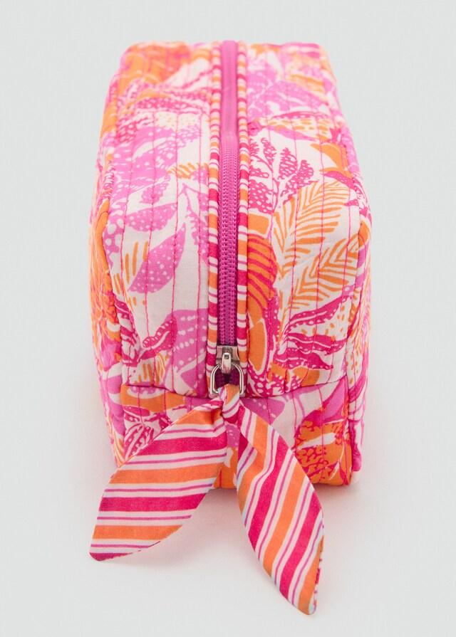 Mango Necessaire Trapuntato Stampa