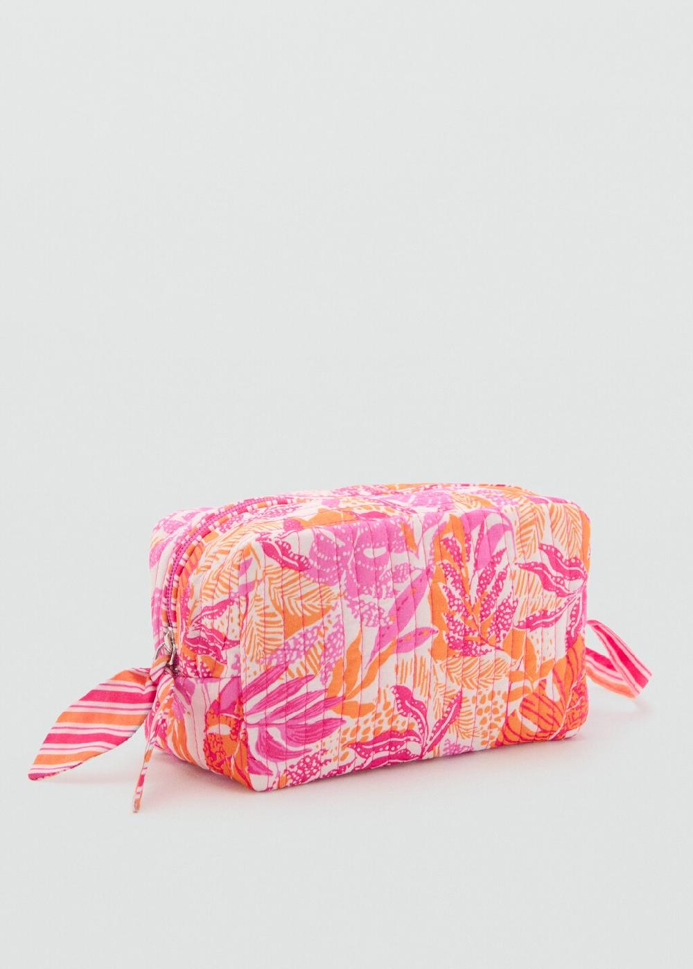 Mango Necessaire trapuntato stampa