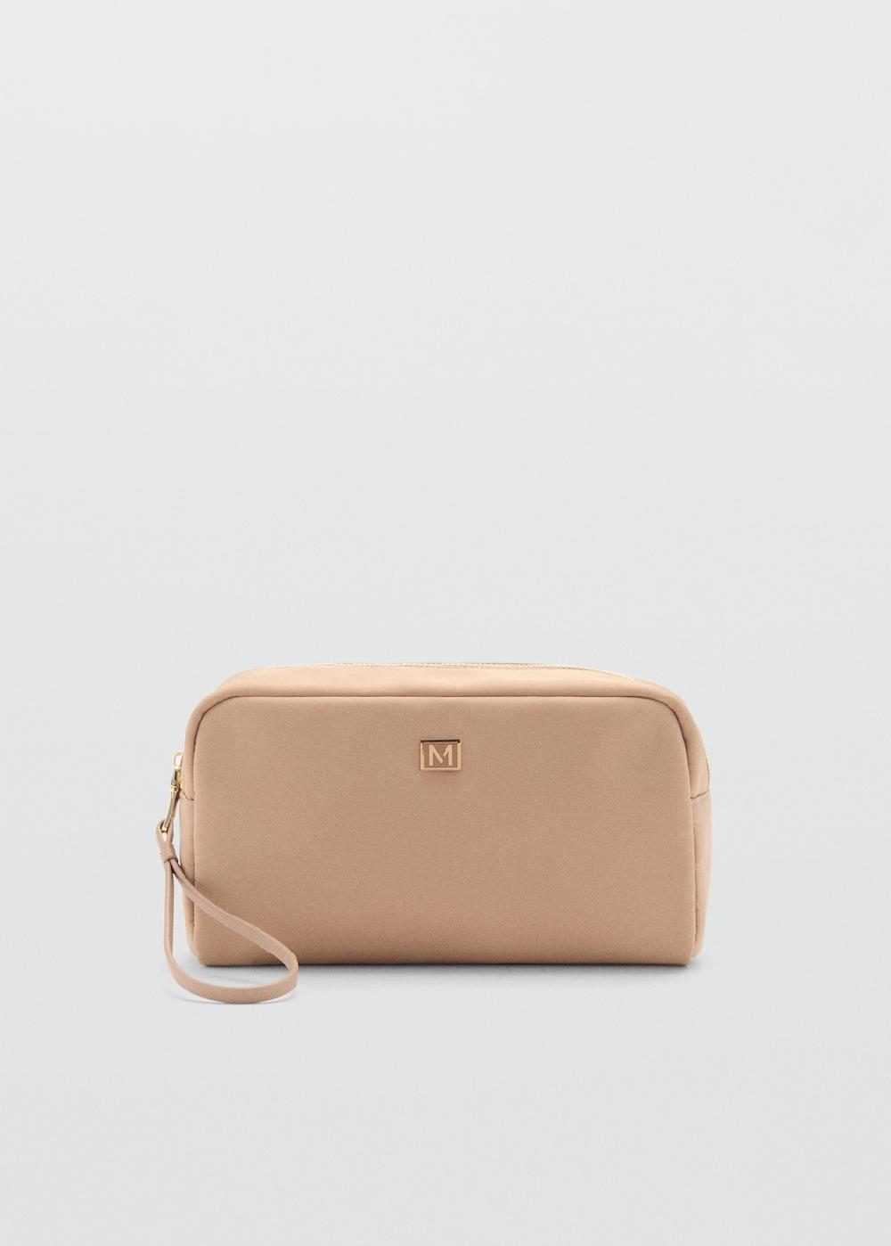 Mango Necessaire zip logo