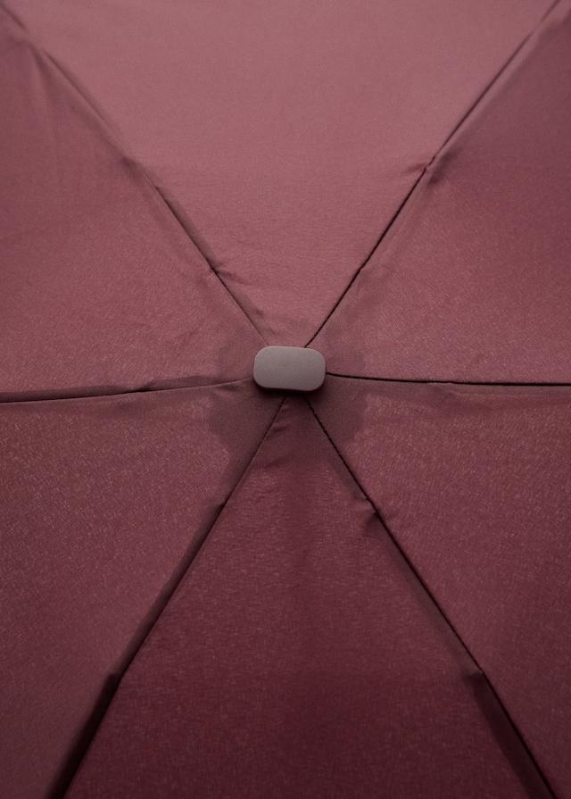 Mango Ombrello Pieghevole Tinta Unita