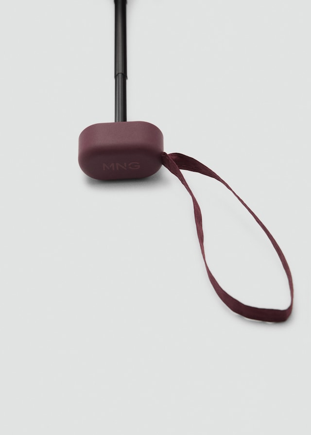 Mango Ombrello Pieghevole Tinta Unita